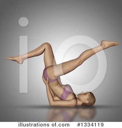 Yoga Clipart #1334119 by KJ Pargeter