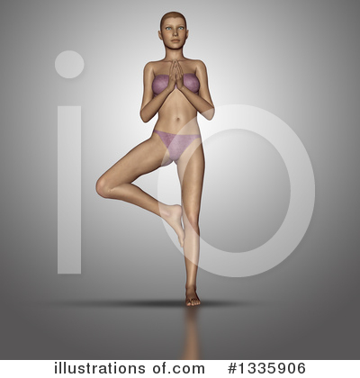 Royalty-Free (RF) Yoga Clipart Illustration by KJ Pargeter - Stock Sample #1335906