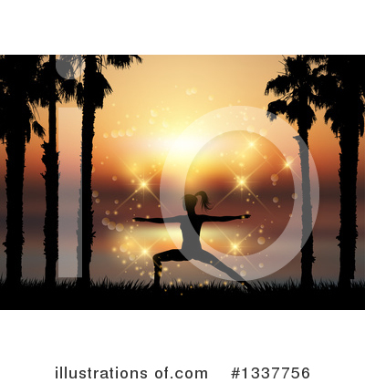 Yoga Clipart #1337756 by KJ Pargeter