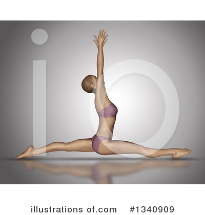 Royalty-Free (RF) Yoga Clipart Illustration by KJ Pargeter - Stock Sample #1340909