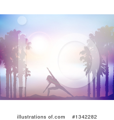 Royalty-Free (RF) Yoga Clipart Illustration by KJ Pargeter - Stock Sample #1342282
