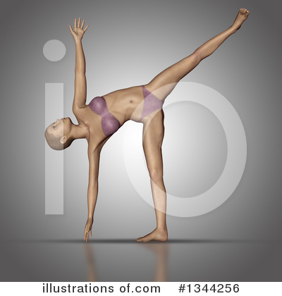 Royalty-Free (RF) Yoga Clipart Illustration by KJ Pargeter - Stock Sample #1344256
