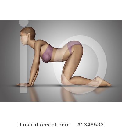 Royalty-Free (RF) Yoga Clipart Illustration by KJ Pargeter - Stock Sample #1346533