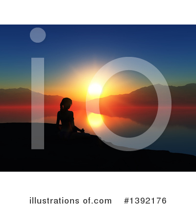 Meditation Clipart #1392176 by KJ Pargeter