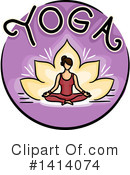 Yoga Clipart #1414074 by BNP Design Studio