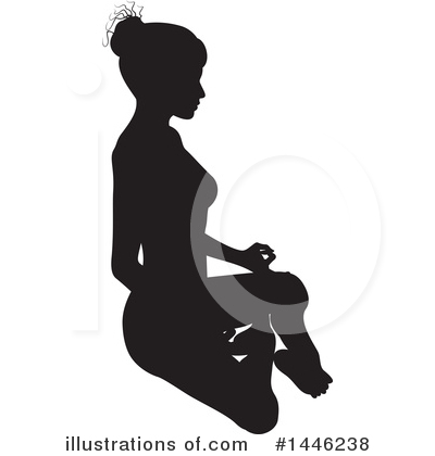 Yoga Clipart #1446238 by AtStockIllustration
