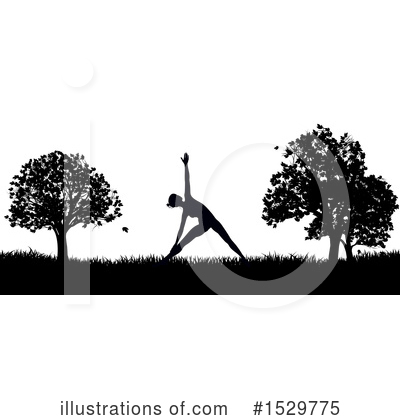 Yoga Clipart #1529775 by AtStockIllustration