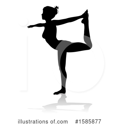 Royalty-Free (RF) Yoga Clipart Illustration by AtStockIllustration - Stock Sample #1585877