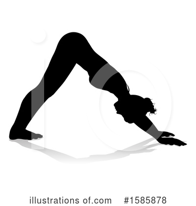 Royalty-Free (RF) Yoga Clipart Illustration by AtStockIllustration - Stock Sample #1585878