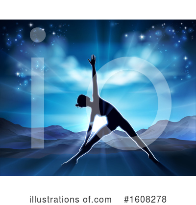 Royalty-Free (RF) Yoga Clipart Illustration by AtStockIllustration - Stock Sample #1608278