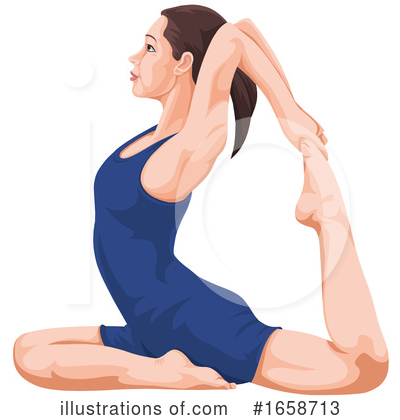 Royalty-Free (RF) Yoga Clipart Illustration by Morphart Creations - Stock Sample #1658713