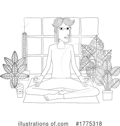 Royalty-Free (RF) Yoga Clipart Illustration by AtStockIllustration - Stock Sample #1775318