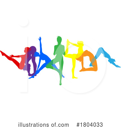 Yoga Clipart #1804033 by AtStockIllustration