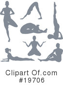 Yoga Clipart #19706 by AtStockIllustration
