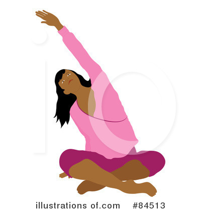 Royalty-Free (RF) Yoga Clipart Illustration by Pams Clipart - Stock Sample #84513