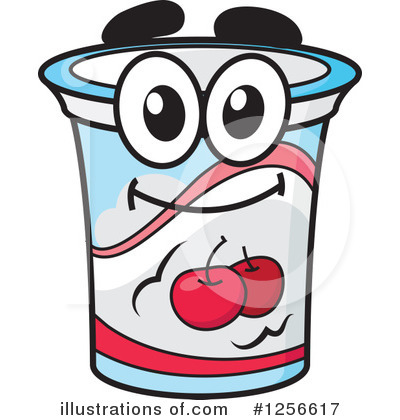 Yogurt Clipart #1256617 by Vector Tradition SM