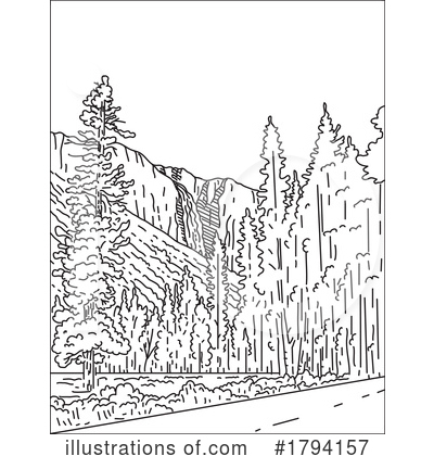 Royalty-Free (RF) Yosemite Clipart Illustration by patrimonio - Stock Sample #1794157