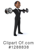 Young Black Businessman Clipart #1288838 by Julos
