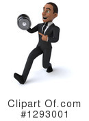 Young Black Businessman Clipart #1293001 by Julos