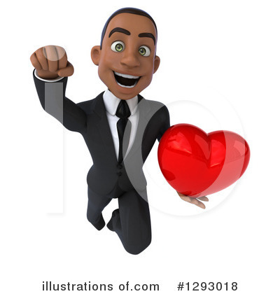 Young Black Businessman Clipart #1293018 by Julos