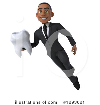 Young Black Businessman Clipart #1293021 by Julos