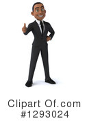 Young Black Businessman Clipart #1293024 by Julos