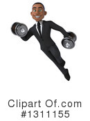 Young Black Businessman Clipart #1311155 by Julos