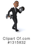 Young Black Businessman Clipart #1315832 by Julos