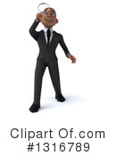 Young Black Businessman Clipart #1316789 by Julos