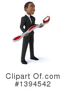 Young Black Businessman Clipart #1394542 by Julos