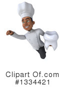 Young Black Male Chef Clipart #1334421 by Julos