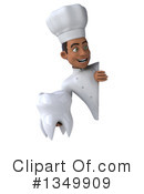 Young Black Male Chef Clipart #1349909 by Julos