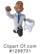 Young Black Male Doctor Clipart #1288731 by Julos