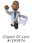 Young Black Male Doctor Clipart #1293574 by Julos