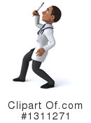 Young Black Male Doctor Clipart #1311271 by Julos