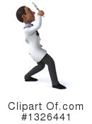 Young Black Male Doctor Clipart #1326441 by Julos