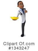 Young Black Male Doctor Clipart #1343247 by Julos