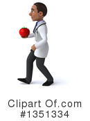 Young Black Male Doctor Clipart #1351334 by Julos