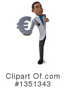 Young Black Male Doctor Clipart #1351343 by Julos