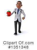 Young Black Male Doctor Clipart #1351348 by Julos