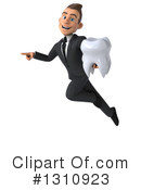 Young White Business Man Clipart #1310923 by Julos