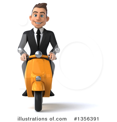 Young White Businessman Clipart #1356391 by Julos