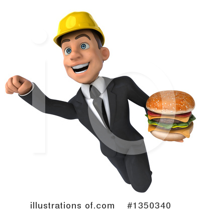 White Male Architect Clipart #1350340 by Julos