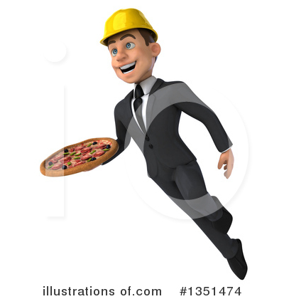 White Male Architect Clipart #1351474 by Julos
