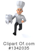 Young White Male Chef Clipart #1342035 by Julos