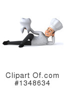 Young White Male Chef Clipart #1348634 by Julos