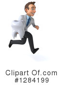 Young White Male Doctor Clipart #1284199 by Julos