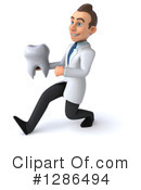 Young White Male Doctor Clipart #1286494 by Julos