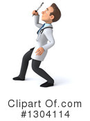 Young White Male Doctor Clipart #1304114 by Julos