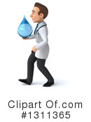 Young White Male Doctor Clipart #1311365 by Julos